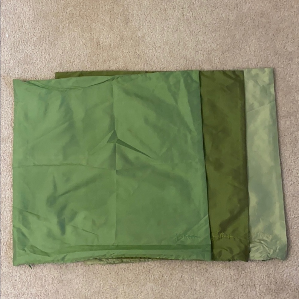 Set of 3 Jim Thompson silk 18x18inch pillow covers